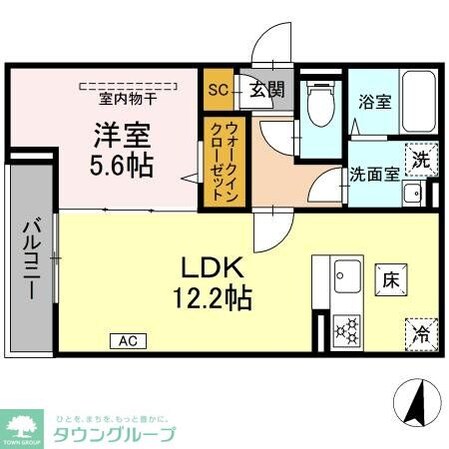 D Paina 浅田の物件間取画像